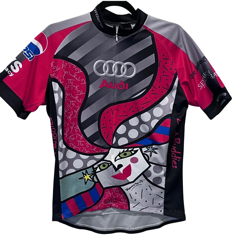 Giordana Audi Best Buddies Hyannis Port Romero‎ Britto Graphic Cycling Jersey XL